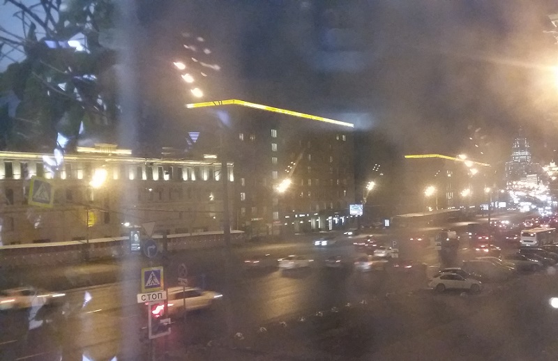 Вид из фойе второго этажа сцены на Сухаревской