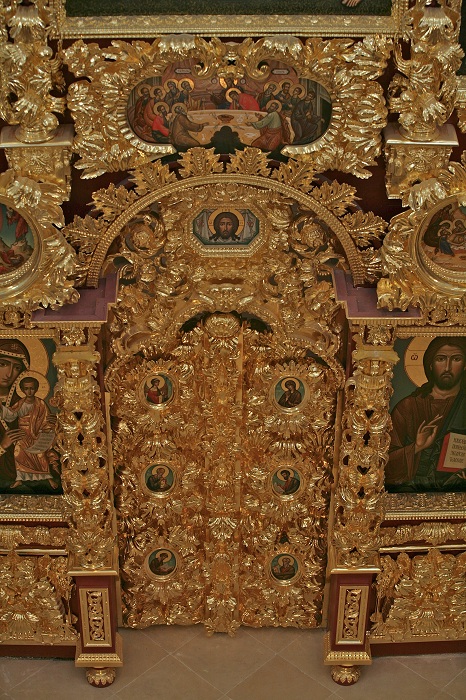Деталь иконостасаТроицкой церкви в селе Троицком-Лыкове