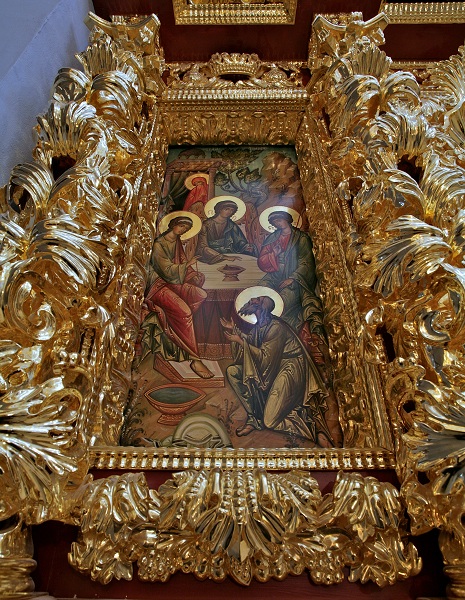 Деталь иконостас Троицкой церкви в селе Троицком-Лыкове